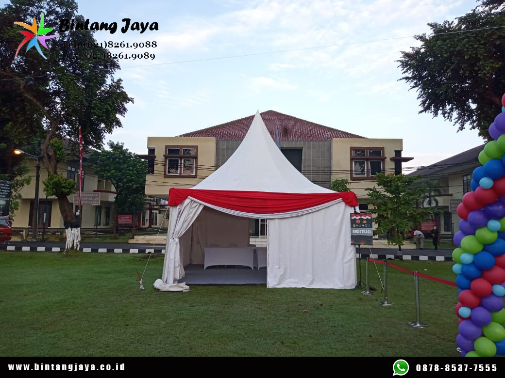 Sewa Tenda Kerucut 5x5 Jakarta Barat murah dan original