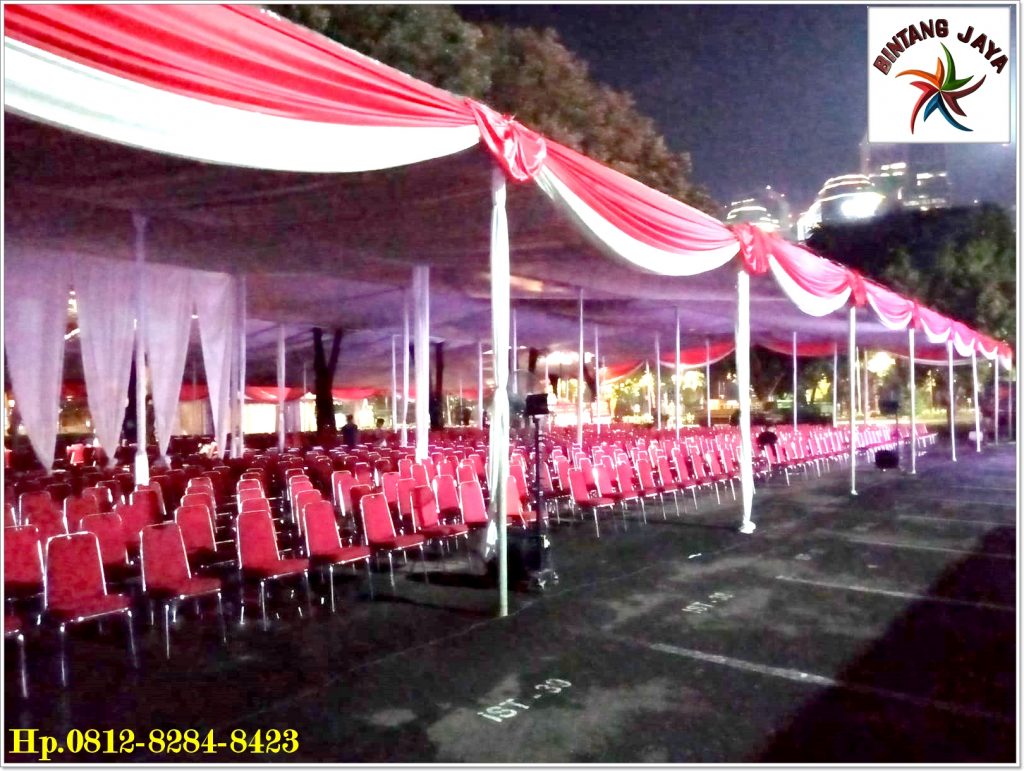 Rental Tenda Dekorasi Plafon Event Upacara Kemerdekaan Di Bekasi 