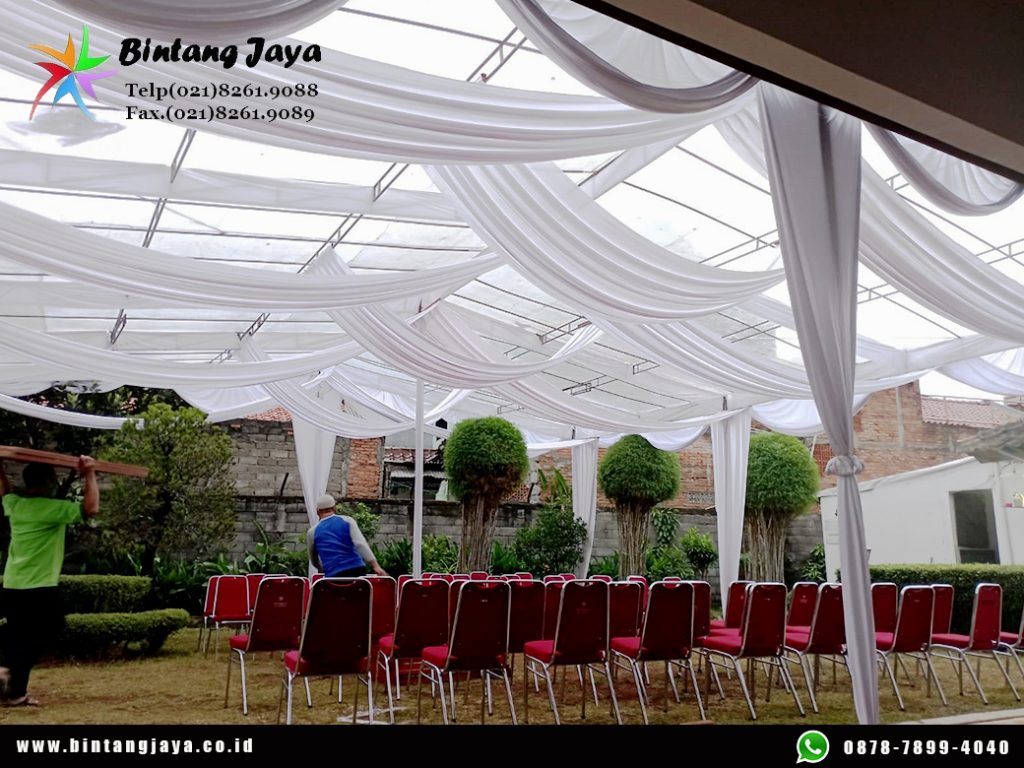 Sewa tenda Transparan Dekor mewah Jakarta Utara