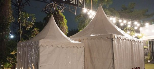 Sewa Tenda Kerucut Full Tirai Daerah Sentul