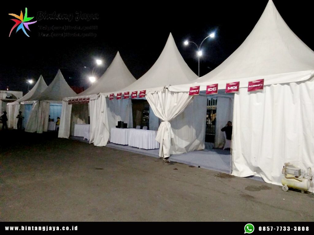 Sewa Tenda Kerucut murah bazar ramadhan meriah