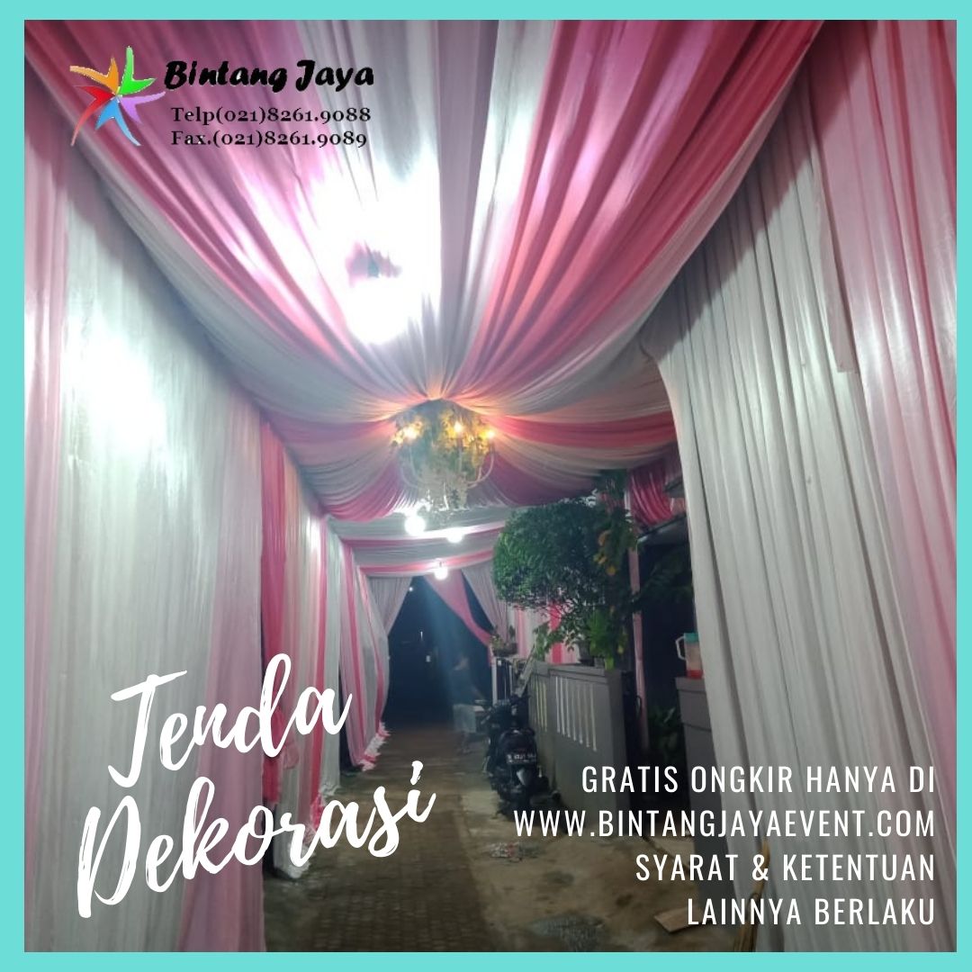 Sewa Tenda Dekorasi Pernikahan Paket Lengkap Super Murah