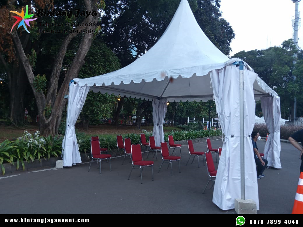 Sewa Tenda Sarnafil Premium Quality Sangat Populer & Praktis
