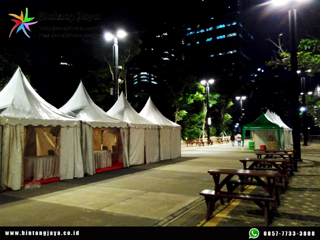 Sewa tenda kerucut bazar festival hari kemenangan Promo idul fitri