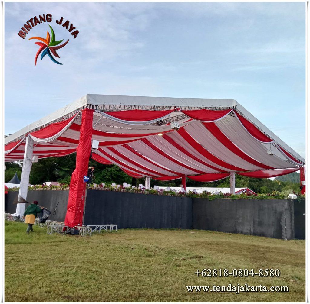 Jasa Sewa Tenda Hanggar Plus Dekorasi Cisarua Bogor