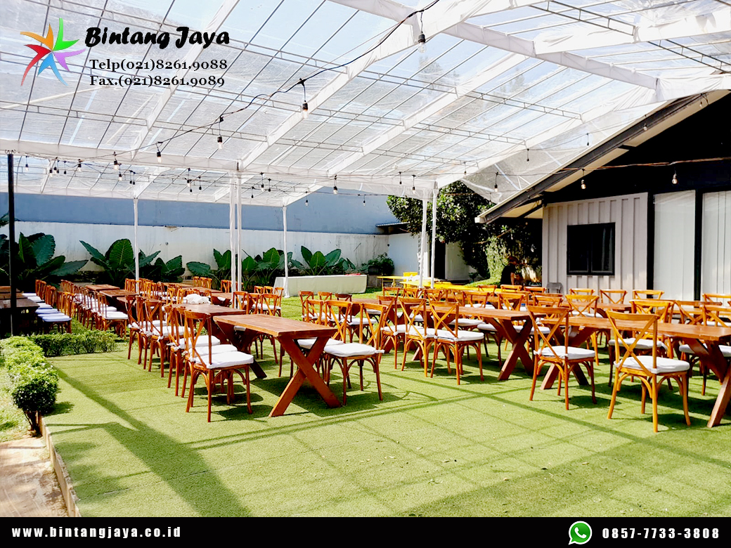 Sewa Tenda Transparan Tangerang Event Outdoor murah elegant