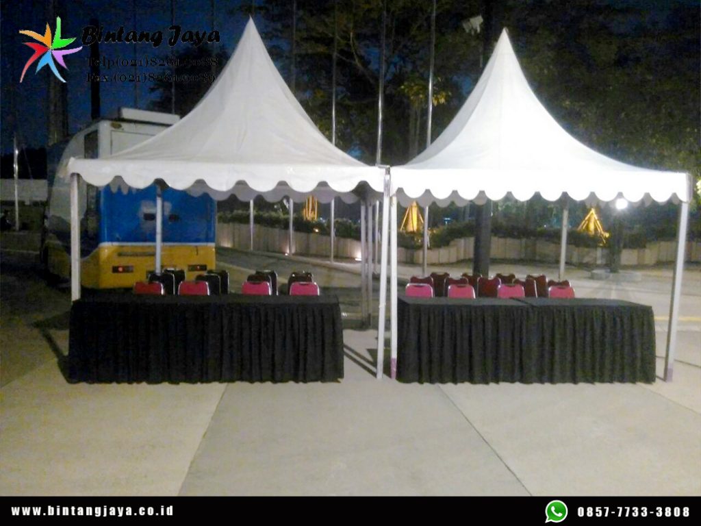 Sewa tenda dekorasi Serut Tangerang warna bervariasi cantik dan mewah