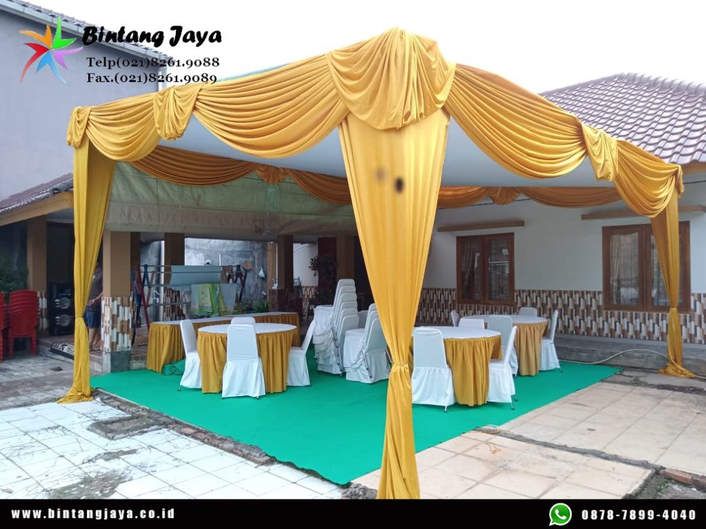 Sewa Tenda Plafon kain varian warna Mustika Jaya Bekasi