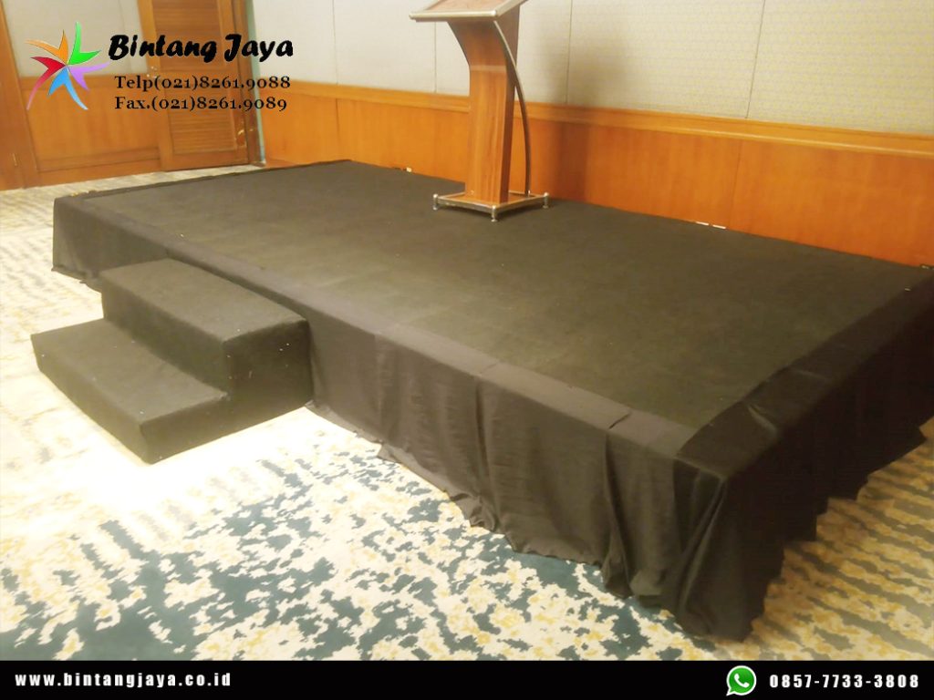 Sewa panggung karpet modul permeter persegi bekasi timur