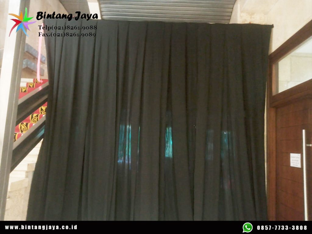 Jasa sewa tirai dinding acara murah Mustika Jaya Bekasi