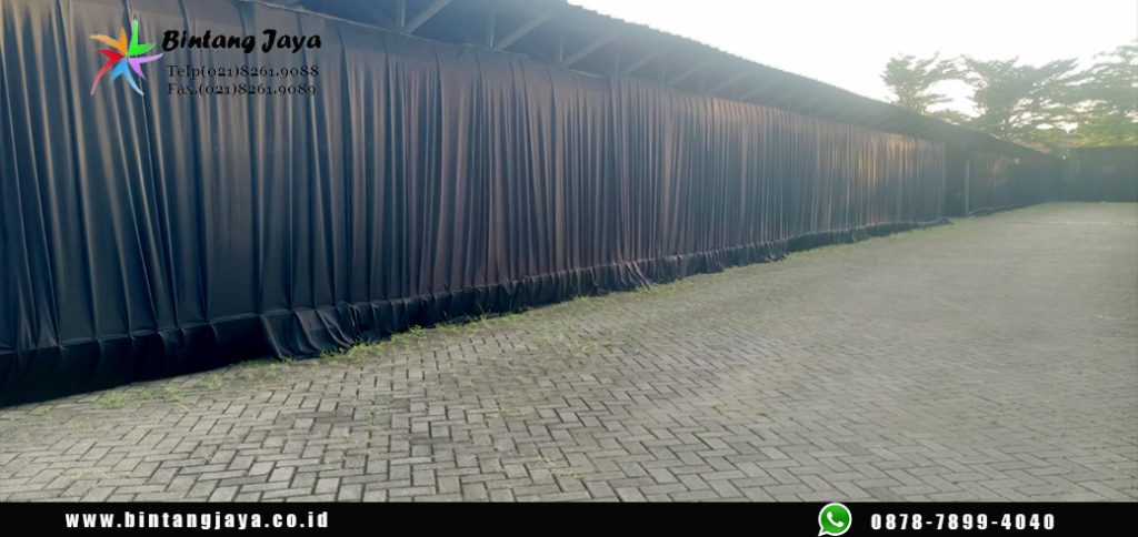 Jasa sewa tirai dinding acara murah Mustika Jaya Bekasi