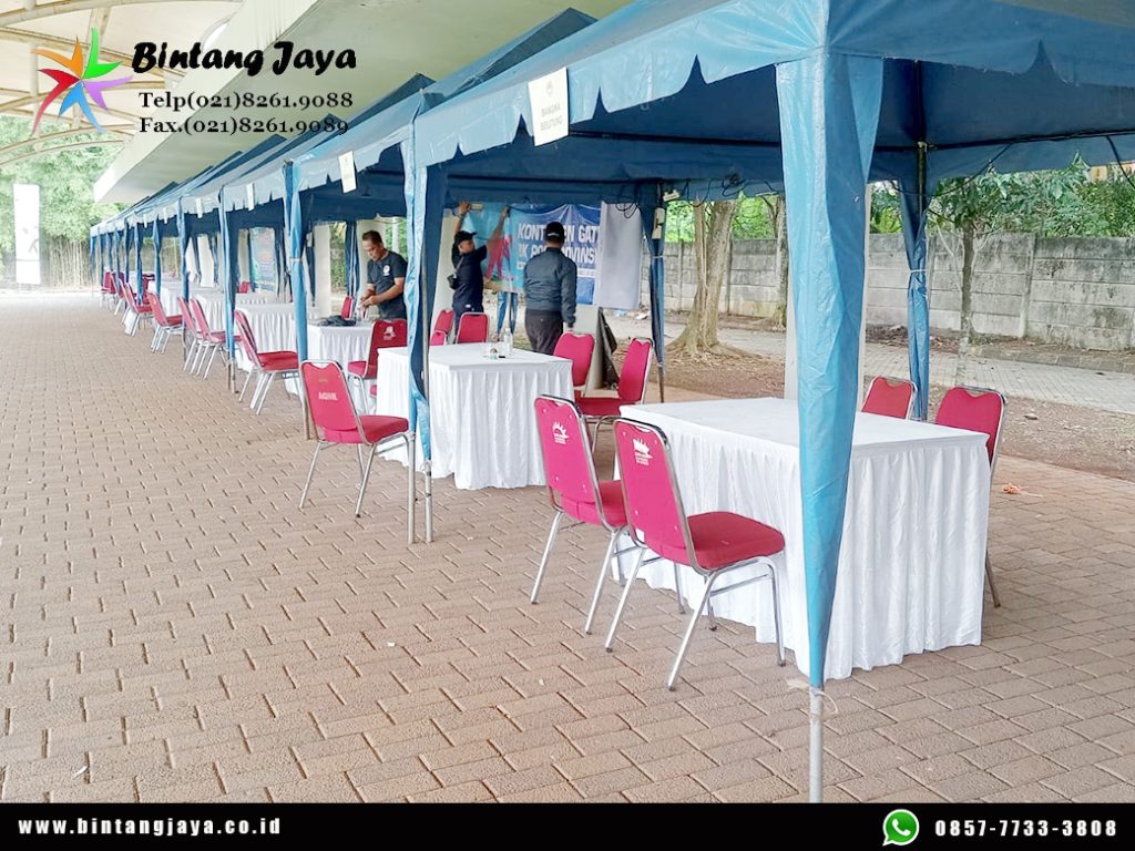 sewa Meja Kotak 120x60cm meja registrasi Jakarta Pusat