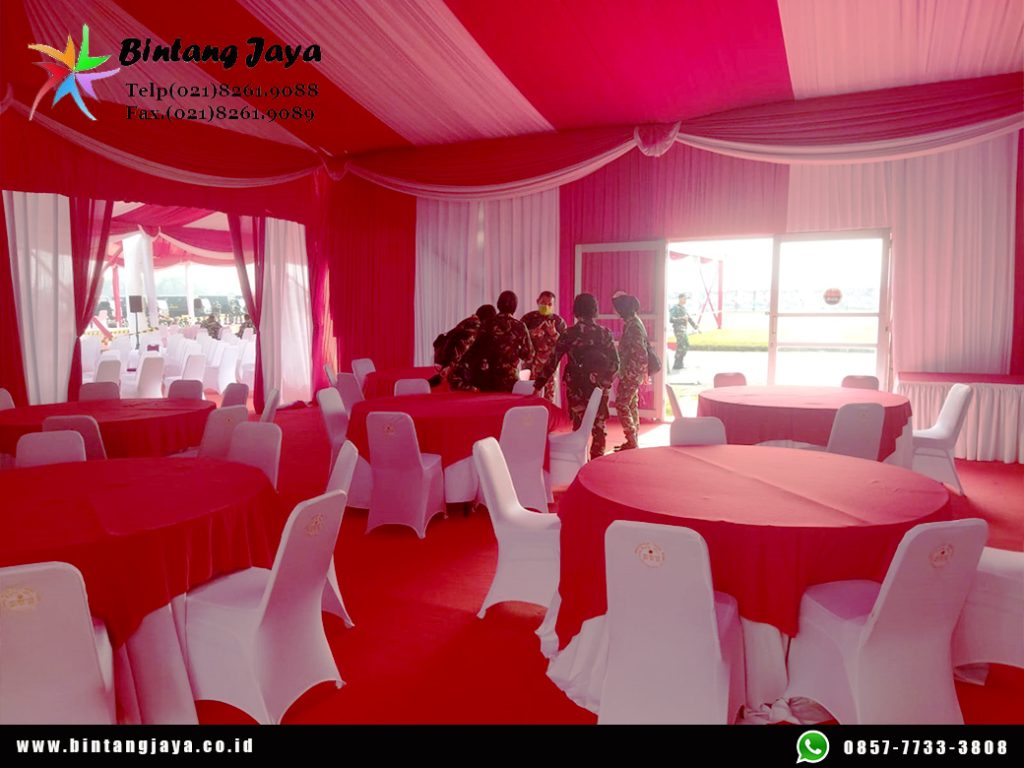 Sewa Tenda Roder Serut Merah Putih Jakarta Selatan 0878-8537-7555