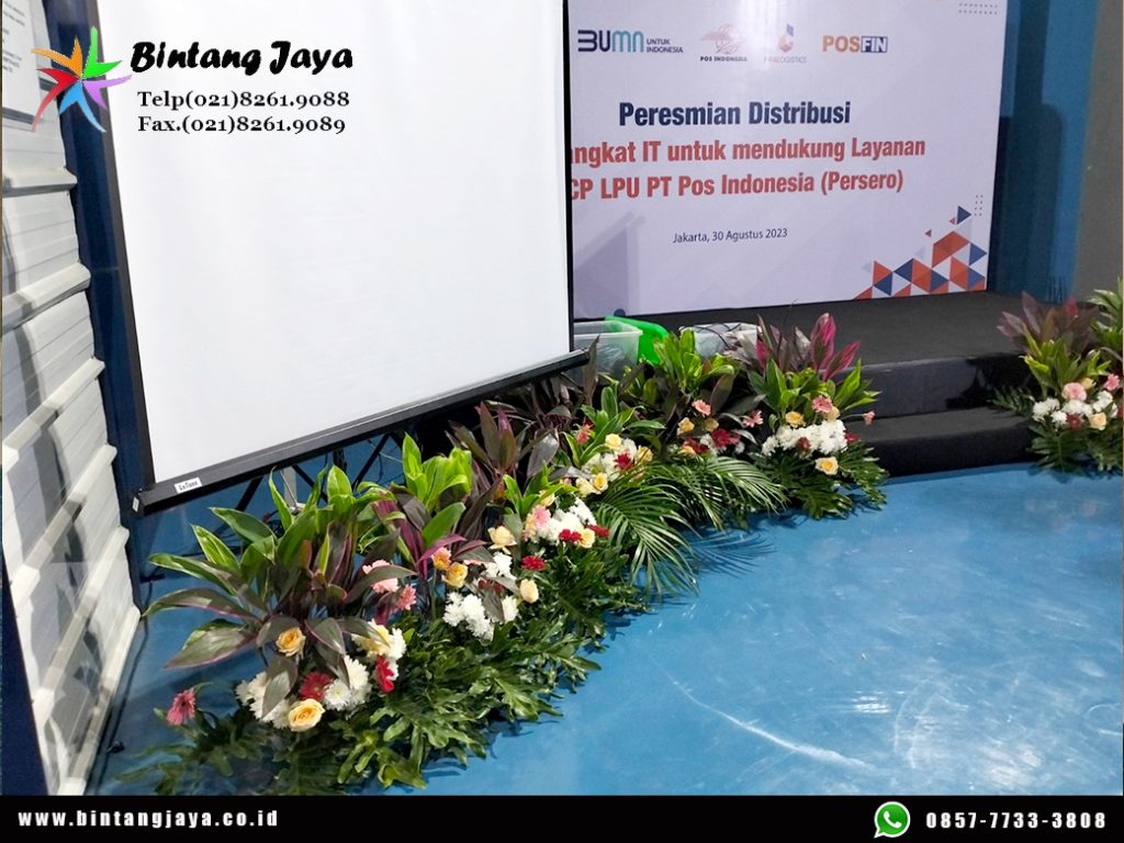 Sewa mini garden dekorasi event bunga fresh Jakarta Barat