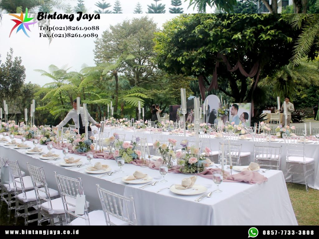 Sewa Meja Kotak Persegi Panjang 120cm x 80cm Jakarta Selatan