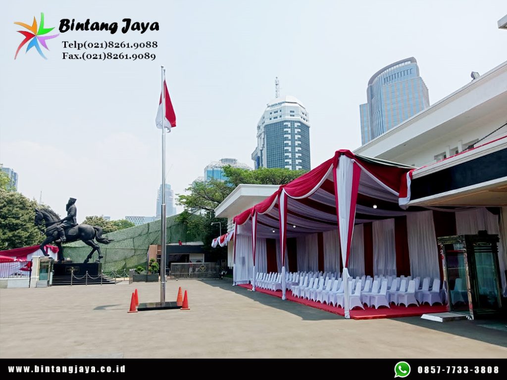 Gudang Rental Tenda Dekorasi Serut Kombinasi Warna Jakarta Selatan
