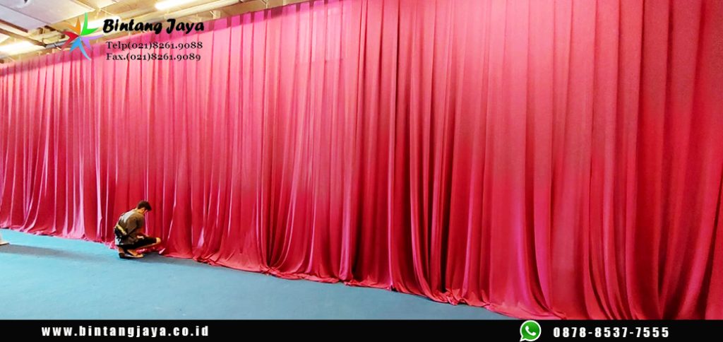 Sewa Tirai Dinding Ruangan event promo 2024 Jakarta