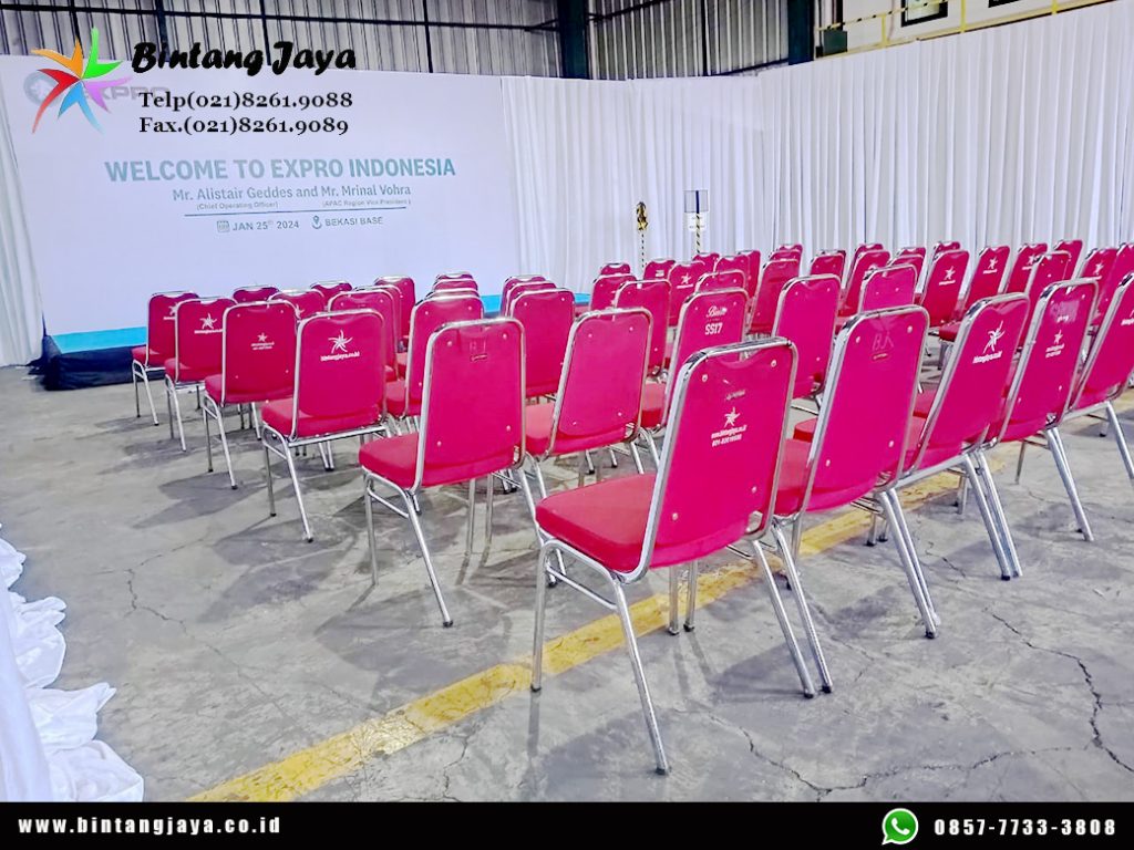 Sewa Tirai Putih Penutup Dinding Berkualitas  Event Jakarta