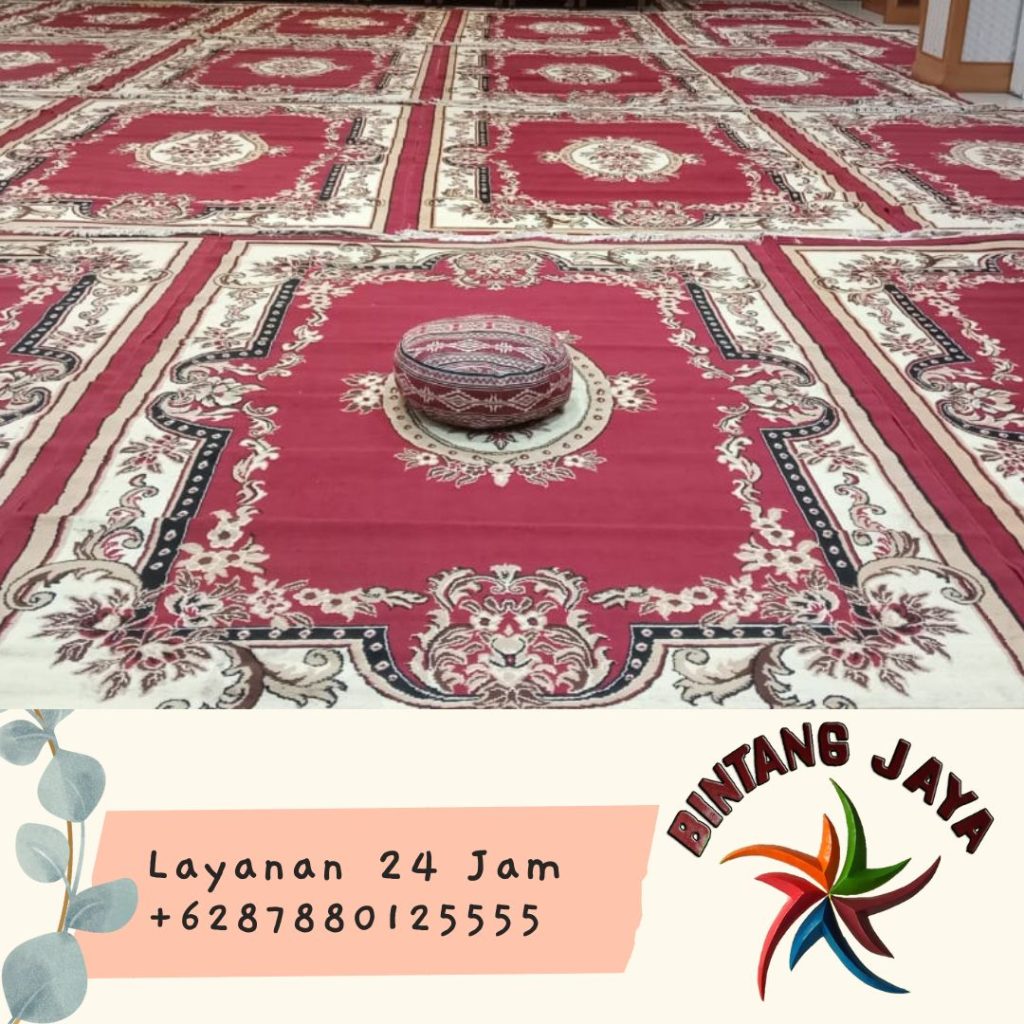 Pusat Sewa Karpet Permadani Merah Wilayah Bogor