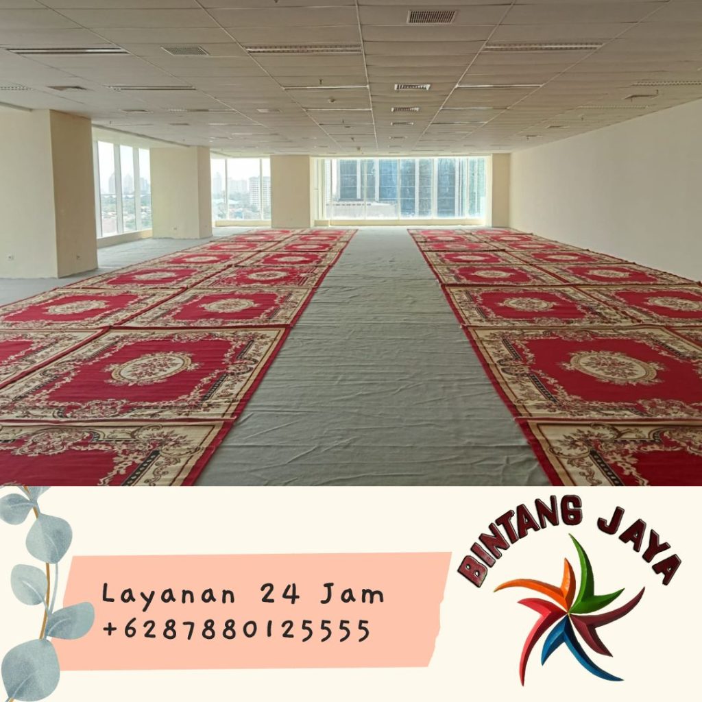 Pusat Sewa Karpet Permadani Merah Wilayah Bogor
