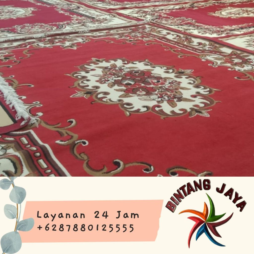 Pusat Sewa Karpet Permadani Merah Wilayah Bogor