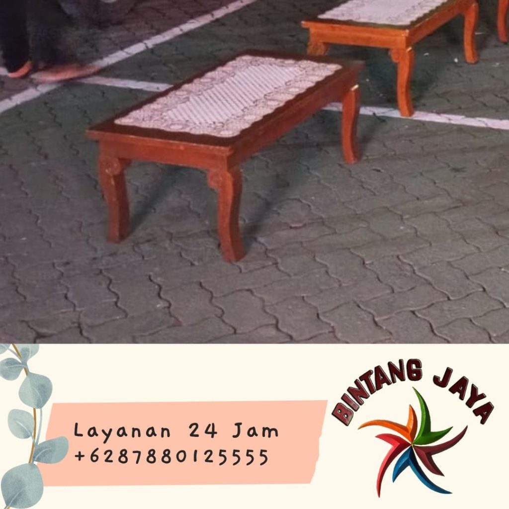 Sewa Meja Vip Kayu Jati Kokoh Jakarta Selatan