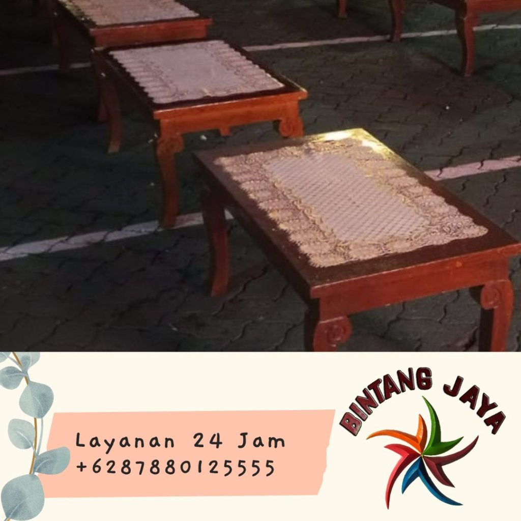 Sewa Meja Vip Kayu Jati Kokoh Jakarta Selatan