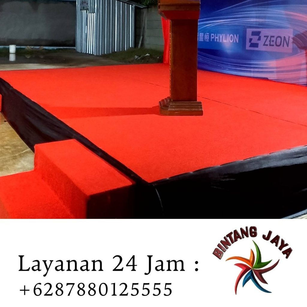 Sewa Panggung Konvensional 6x2m  T 20cm Area Bekasi Cikarang