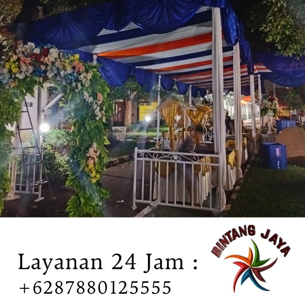 Sewa Tenda 6x7m Dekor Serut  Wilayah Bogor