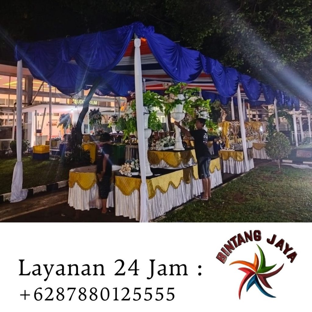Sewa Tenda 6x7m Dekor Serut  Wilayah Bogor