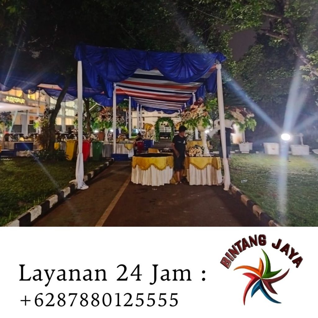 Sewa Tenda 6x7m Dekor Serut  Wilayah Bogor