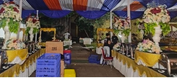 Sewa Tenda 6x7m Dekor Serut Wilayah Bogor
