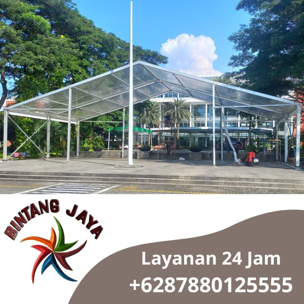 Sewa Tenda Roder Transparan 20x10m Area Karawang