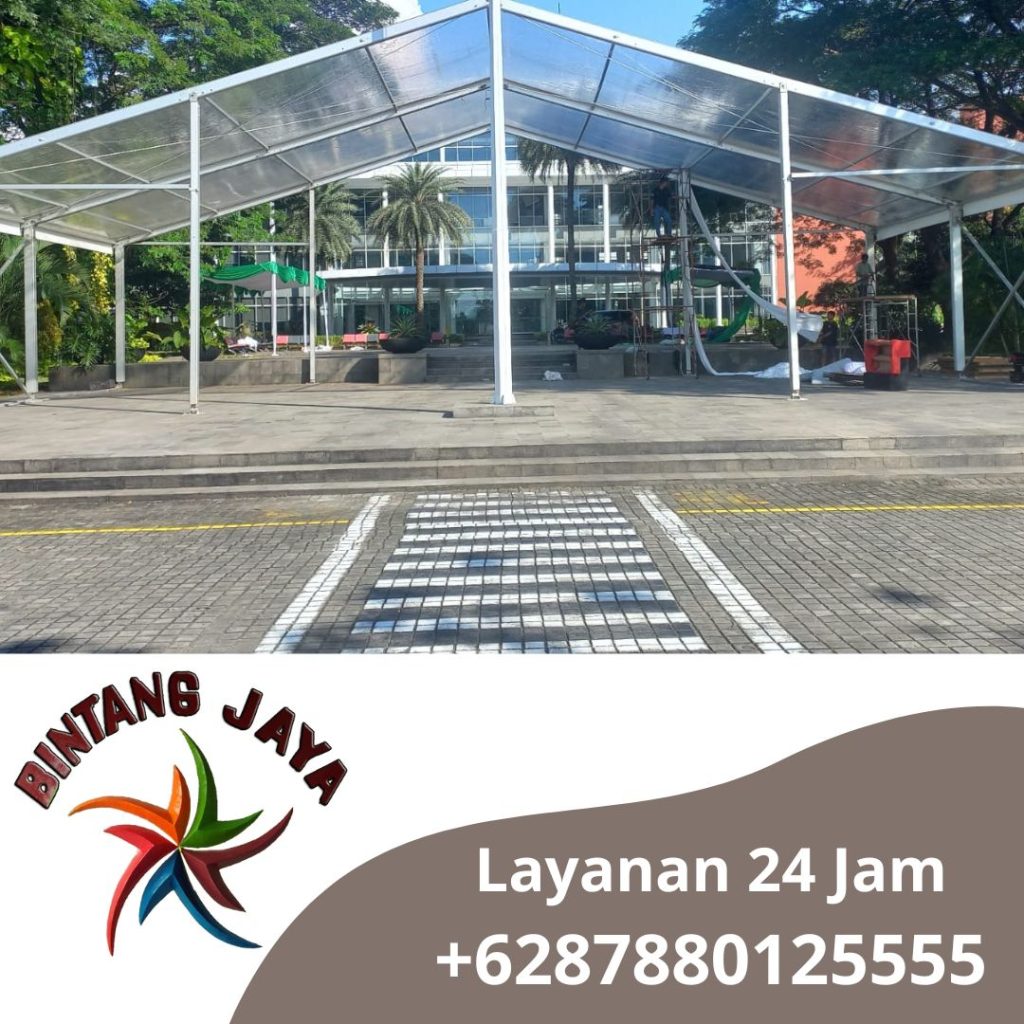 Sewa Tenda Roder Transparan 20x10m Area Karawang
