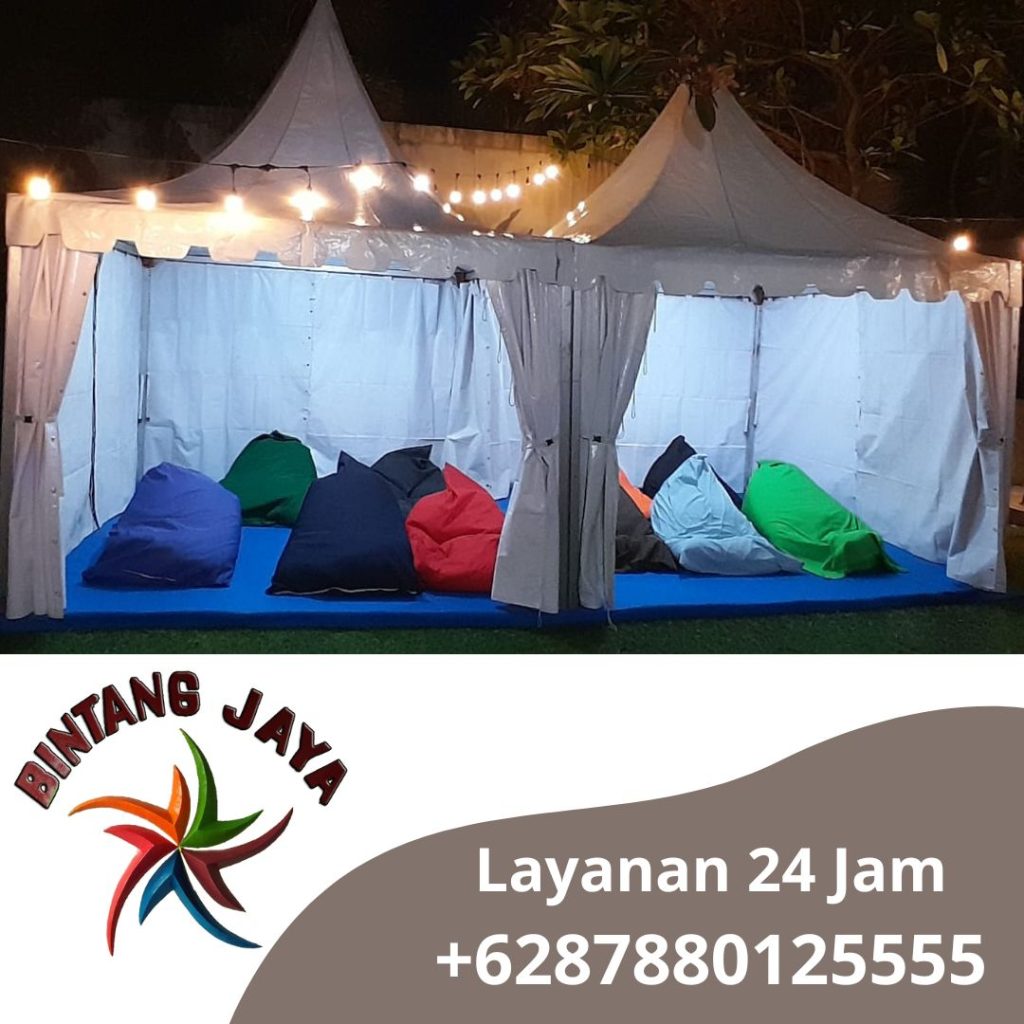 Sewa Tenda Sarnavil Cover Putih Area Karawang 