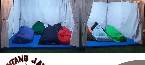 Sewa Tenda Sarnavil Cover Putih Area Karawang