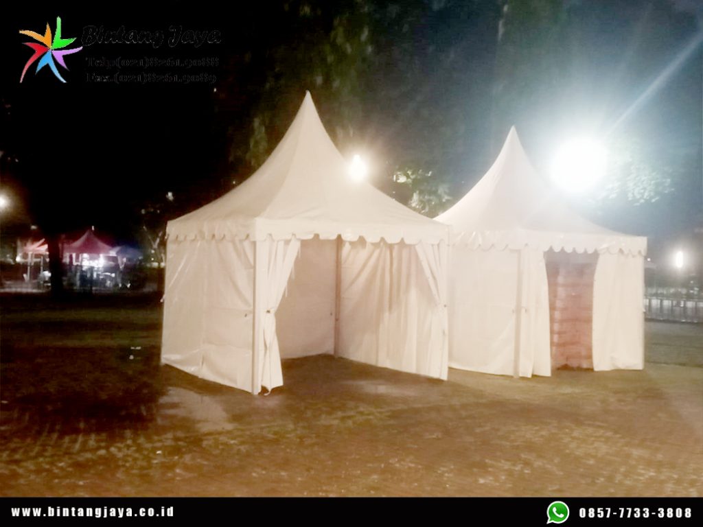 Sewa Tenda Kerucut Stand Booth Mekarjaya Sukmajaya Depok
