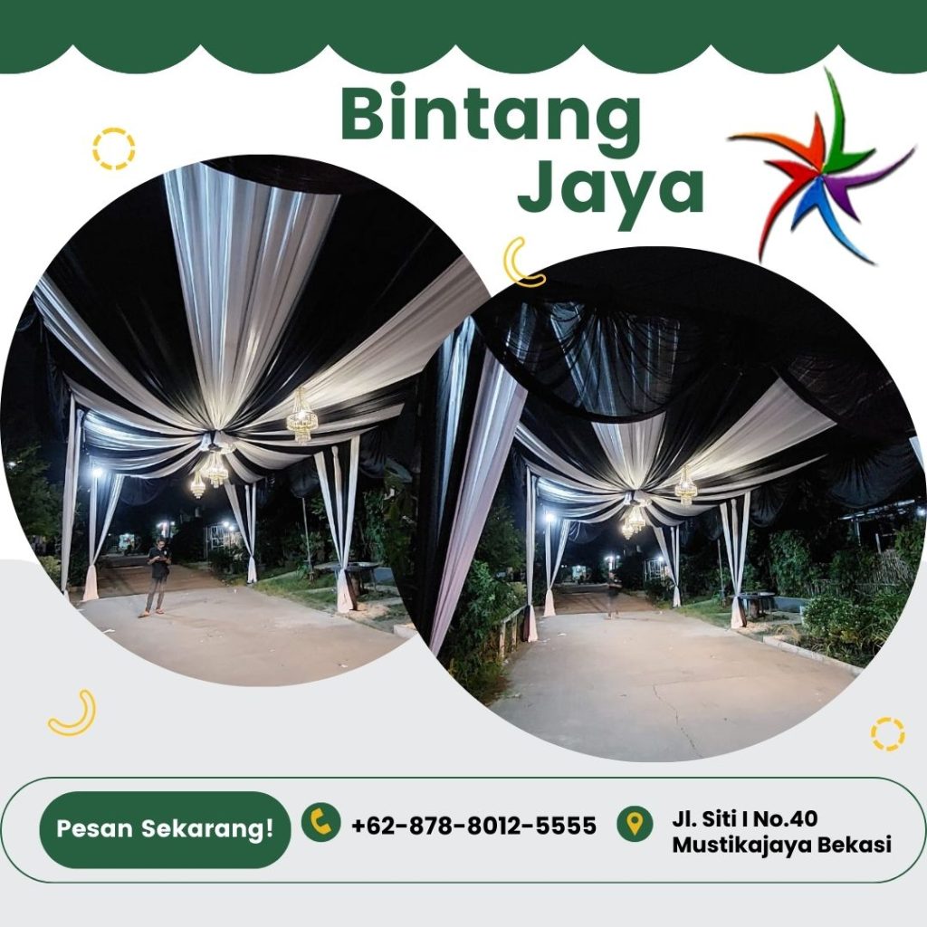Jasa Sewa Tenda Dekorasi Sentris Paket Hemat Area Bekasi Cikarang