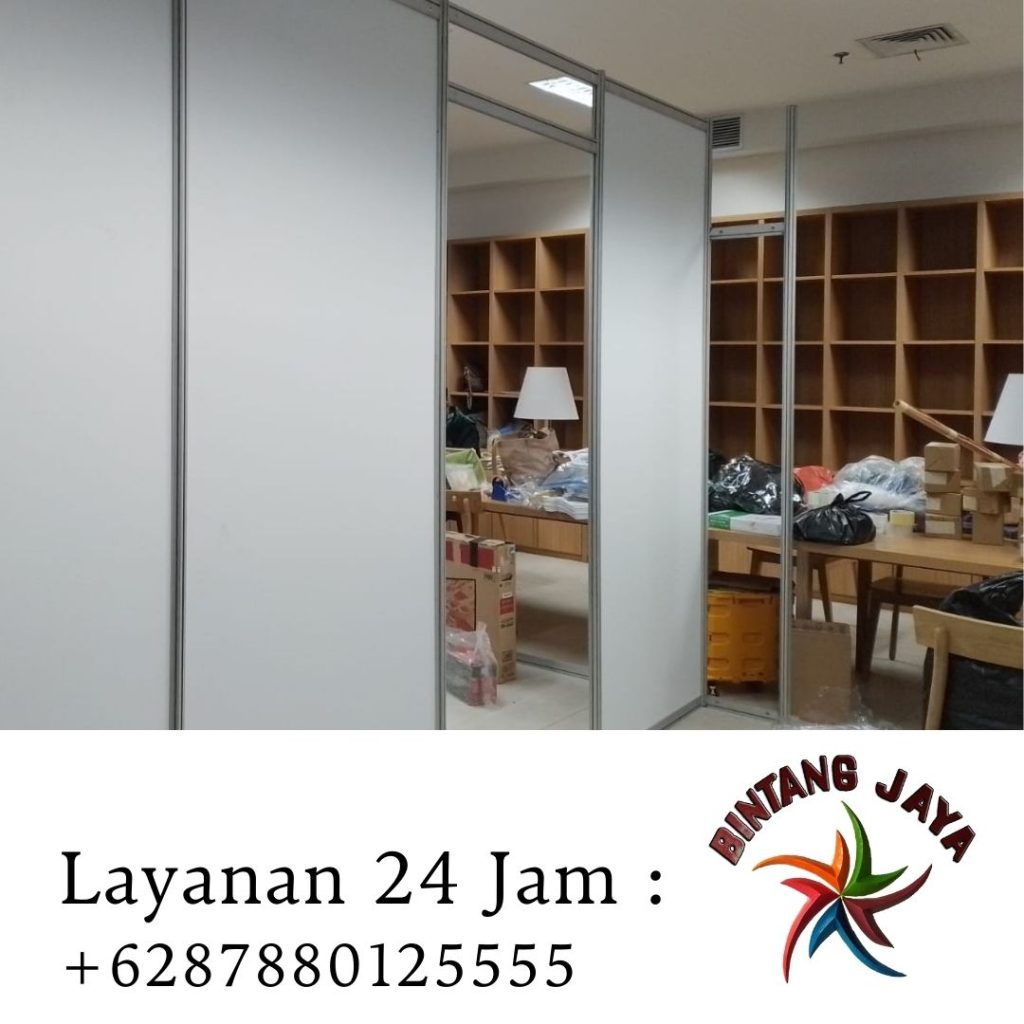 Layanan Sewa Partisi Zigzag Putih Bersih Area Jakarta