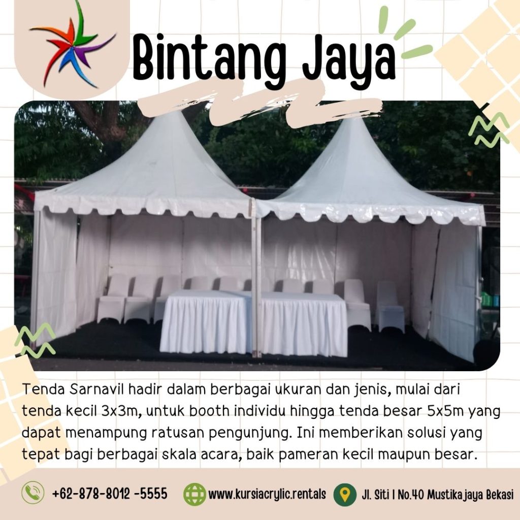 Layanan Sewa Tenda Sarnavil Event Pameran Area Tangerang Kota