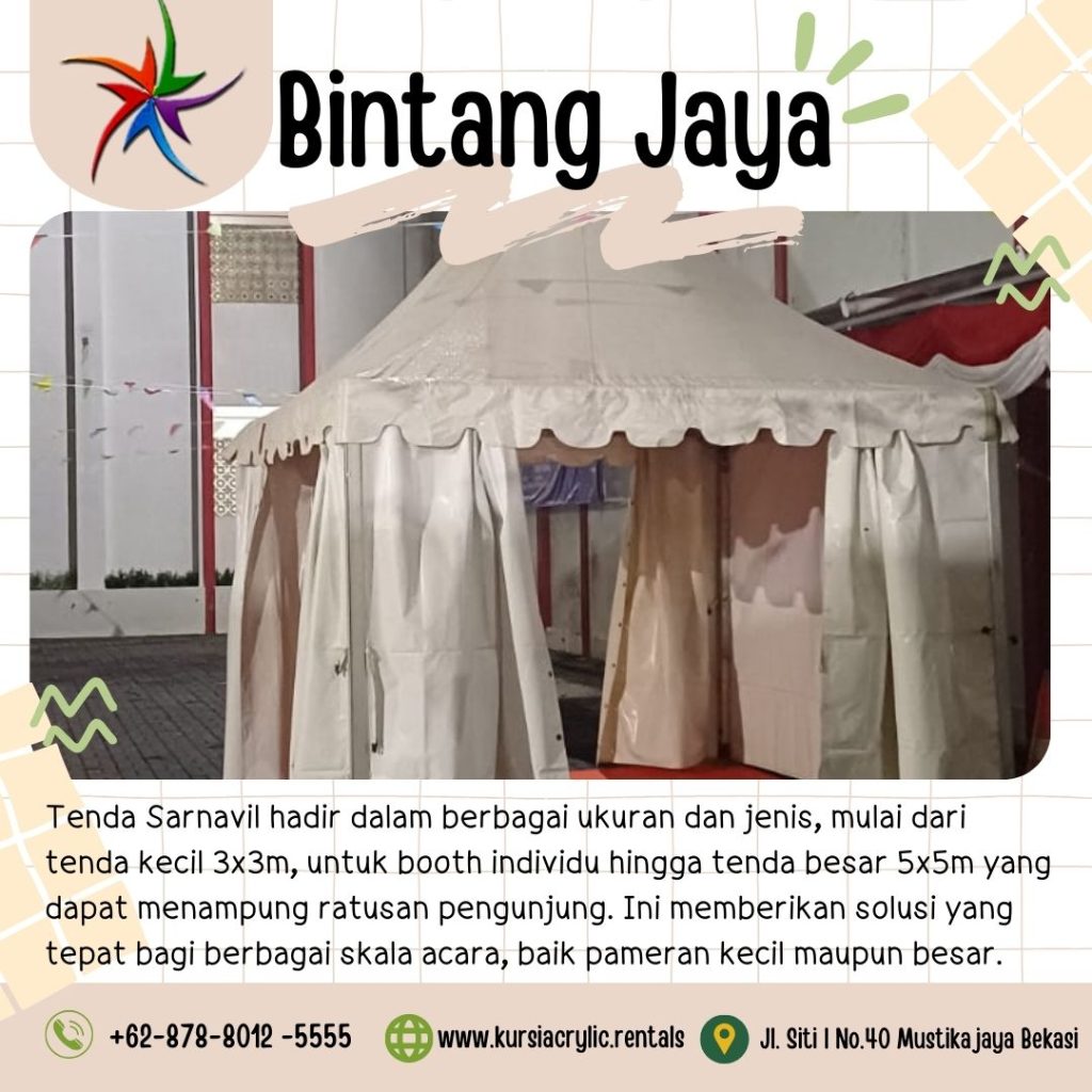 Layanan Sewa Tenda Sarnavil Event Pameran Area Tangerang Kota