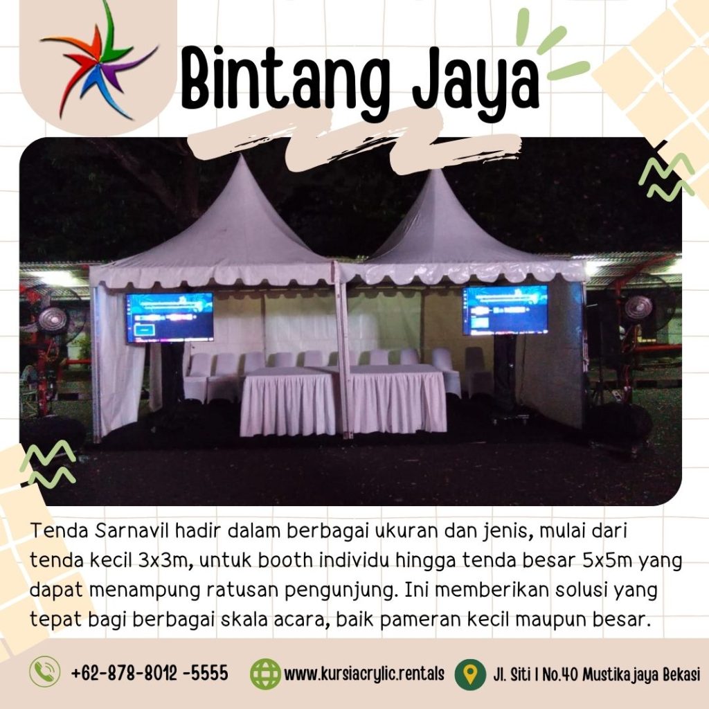 Layanan Sewa Tenda Sarnavil Event Pameran Area Tangerang Kota