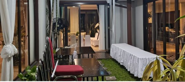 Pusat Sewa Tenda Serut Cover Putih Elegan Area Jakarta
