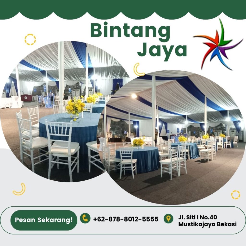 Jasa Sewa Tenda Dekorasi Sentris Paket Hemat Area Bekasi Cikarang