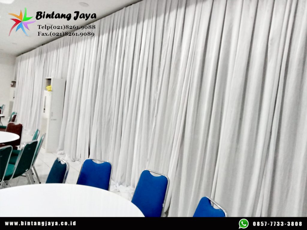 Sewa Tirai Ruangan Varian Warna Event Area Setiabudi Jakarta Selatan