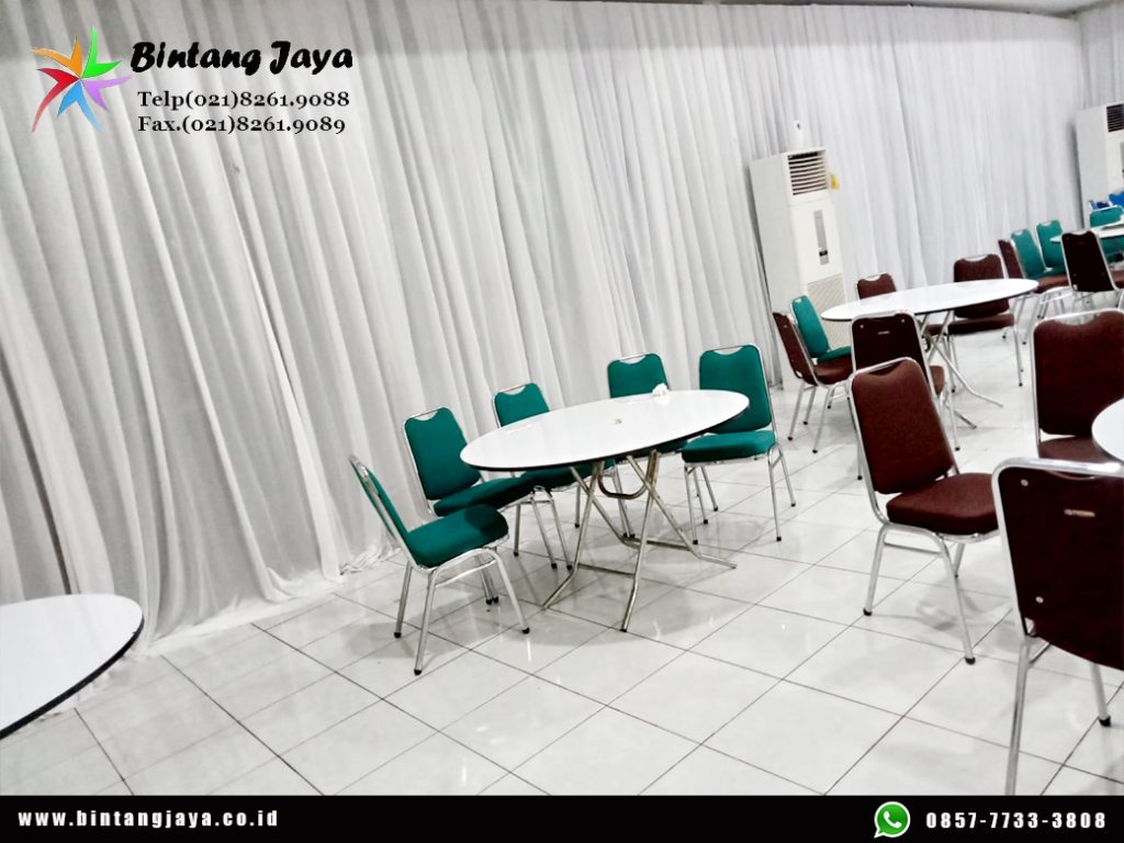 Sewa Tirai Ruangan Varian Warna Event Area Setiabudi Jakarta Selatan