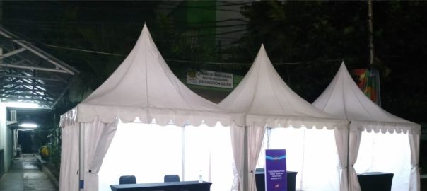 Layanan Tenda Sarnavil 3X3cm Event Bazzar Jakarta