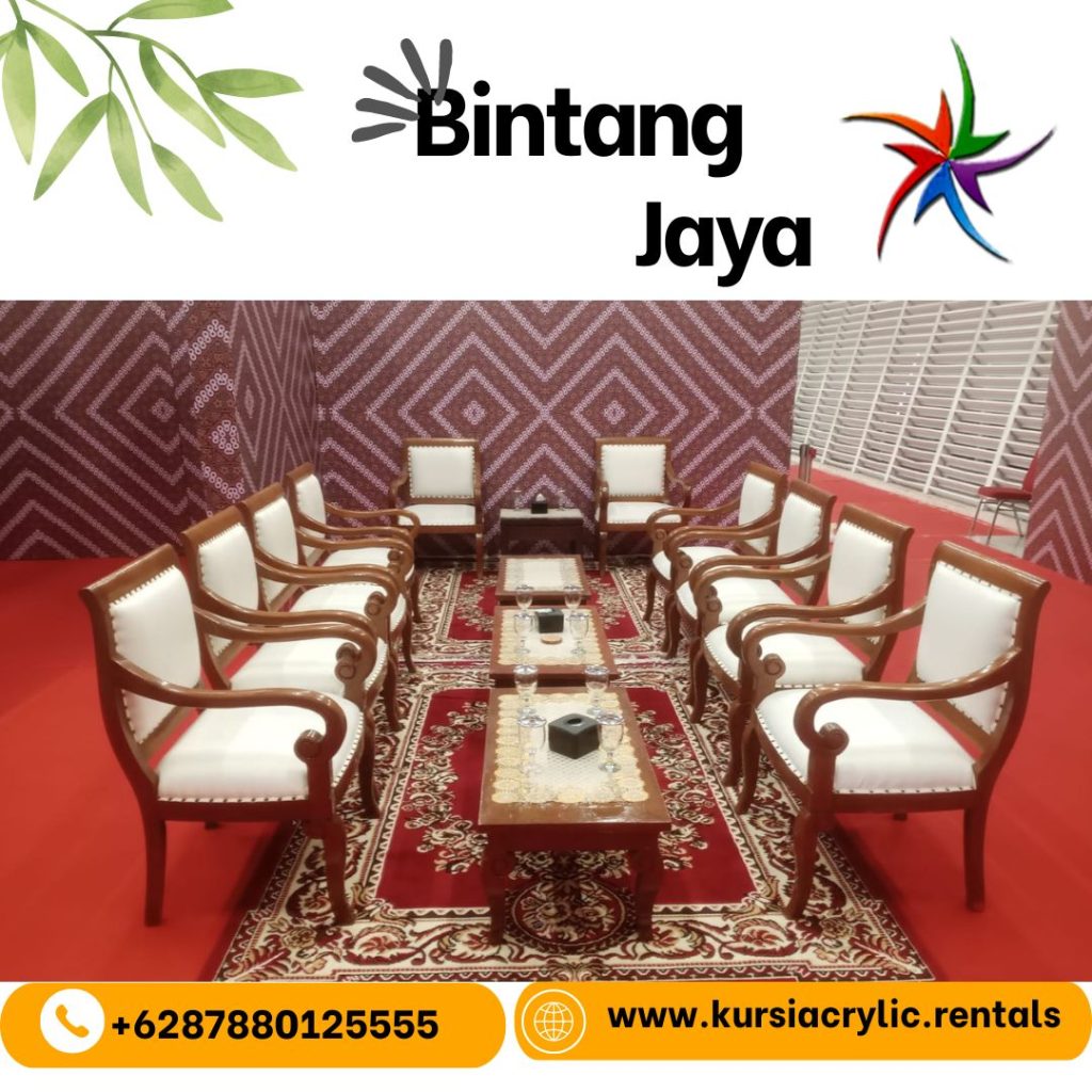 Rental Kursi Dan Meja Vip Kayu Jakarta