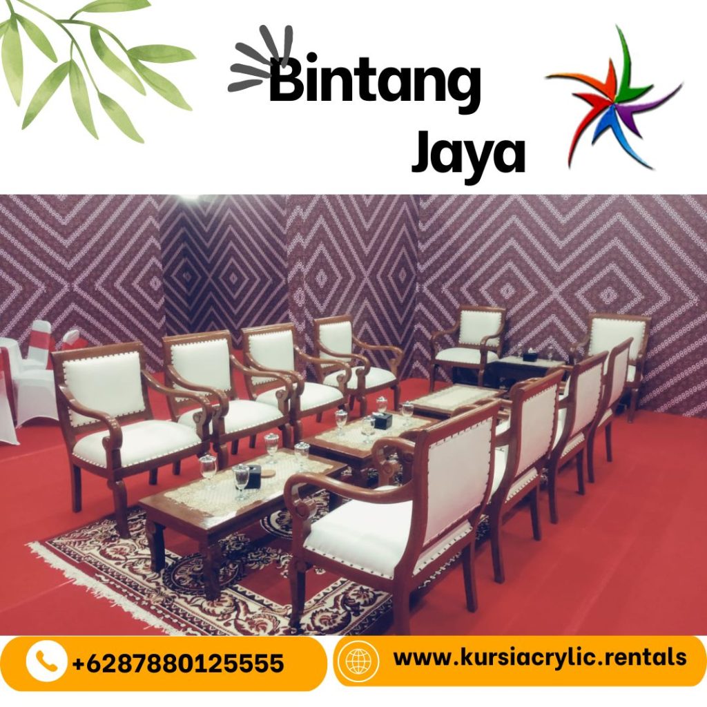 Rental Kursi Dan Meja Vip Kayu Jakarta
