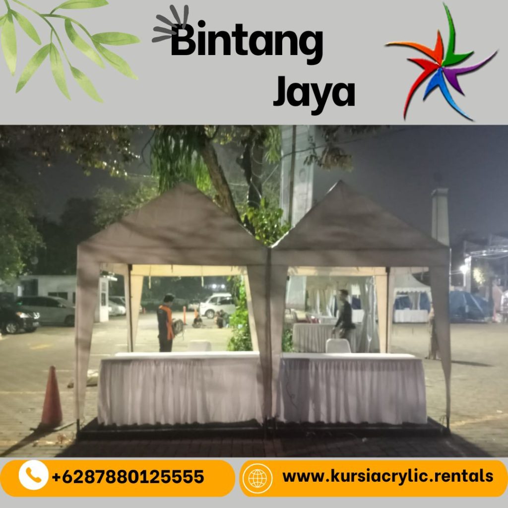 Sewa Tenda Kerucut Sarnafil Dinding Dan Atap Putih Jakarta